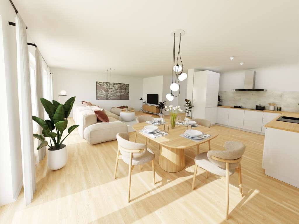 Immobilie in Altusried - Großzügige 3-Zimmer-Erdgeschosswohnung mit Südwest-Terrasse und schönem Garten - Bild 2