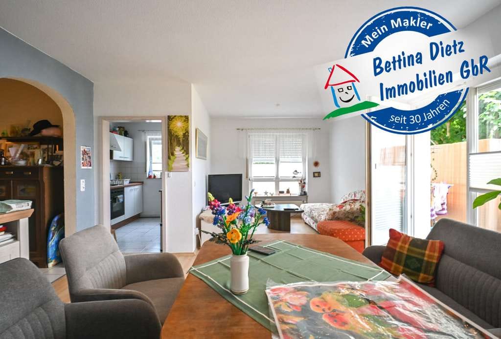 Immobilie in Eppertshausen - DIETZ: Gepflegte 2 Zimmer - Erdgeschosswohnung mit Balkon und Kellerraum in Eppertshausen! - Bild 0
