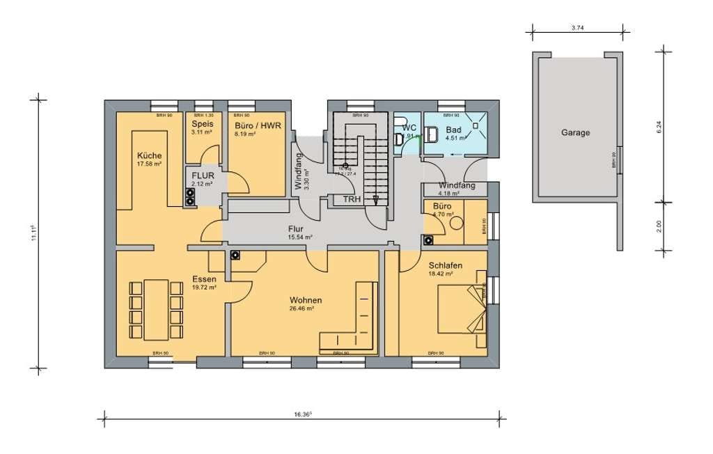 Immobilie in Kirchweidach - Großzügiges Bauernhaus mit 11 Zimmern in Kirchweidach - Bild 4