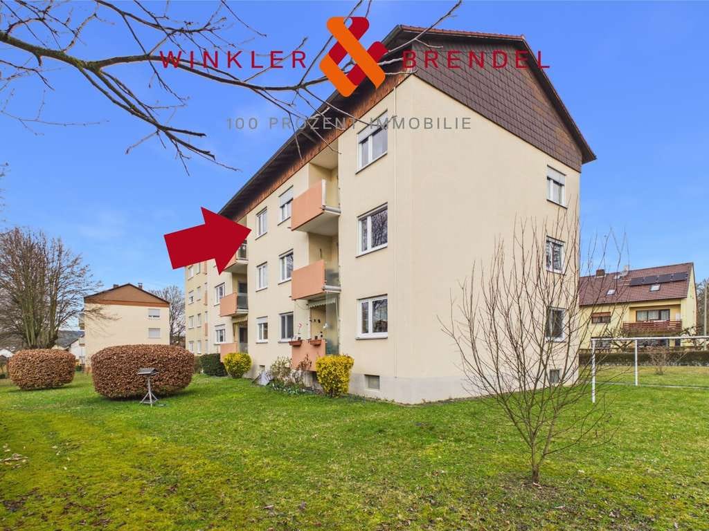 Immobilie in Bindlach - Geräumige 3-Zimmer-Wohnung mit Balkon im 2. OG in Bindlach - Bild 0