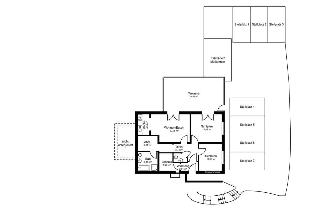 Immobilie in Staufen im Breisgau - IMMORath.de - Attraktive Wohnung mit Terrasse - Bild 1