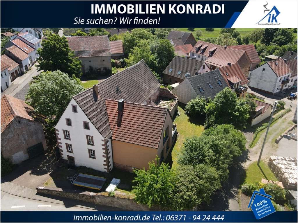 Immobilie in Großbundenbach - IK | Großbundenbach: Attraktives, denkmalgeschütztes Wohnhaus mit Scheune und Bauplatz - Bild 0