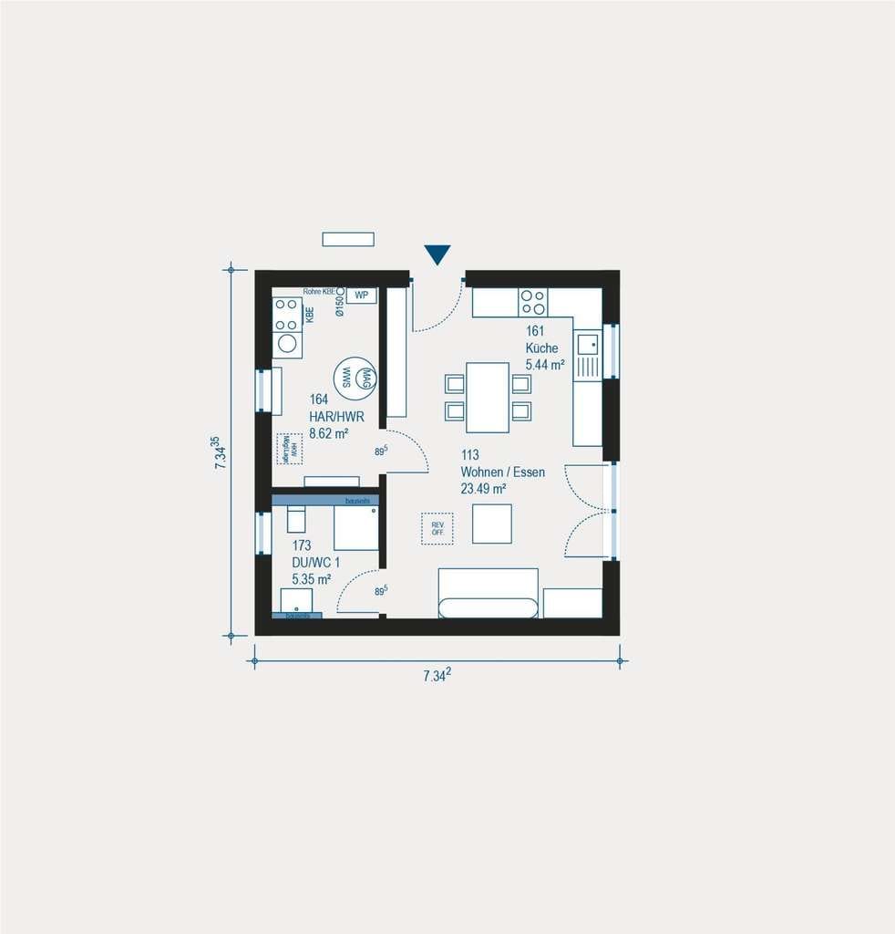 Immobilie in Weissach im Tal - Moderner Bungalow in Bruch - individuell geplant und energieeffizient gebaut - Bild 4