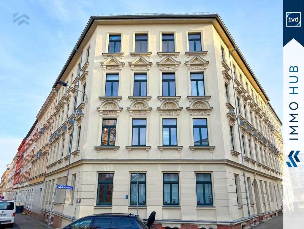 Immobilie in Leipzig - ++ 1.916 EUR/ m², 3,6% Anfangsrendite!  Gemütliches Single-Apartment im Leipziger Westen ++ - Bild 4
