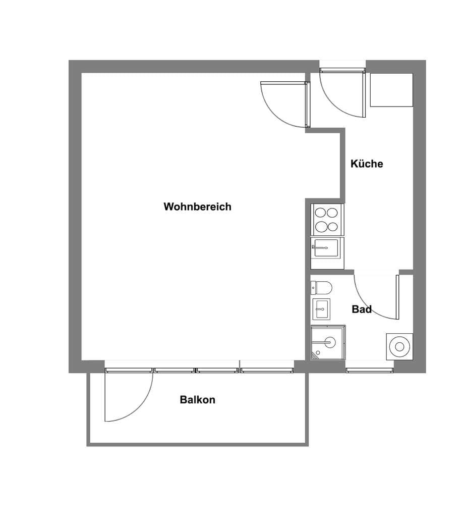 Immobilie in Weilheim in Oberbayern - Gemütliches Appartement mit großem Balkon und Bergblick in zentraler Wohnlage von Weilheim - Bild 4