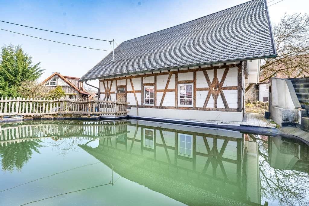 Immobilie in Spiegelberg - BERGHOF - Ehemaliges Gasthaus mit Wohnungen, Scheunen und vielen Flächen in Spiegelberg-Großhöchberg - Bild 4