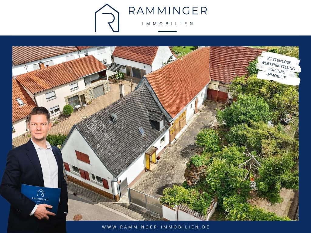 Immobilie in Freimersheim (Pfalz) - Großes Grundstück (1.128 m²) mit Altbau in Freimersheim – sanieren, entwickeln oder neu bauen - Bild 0