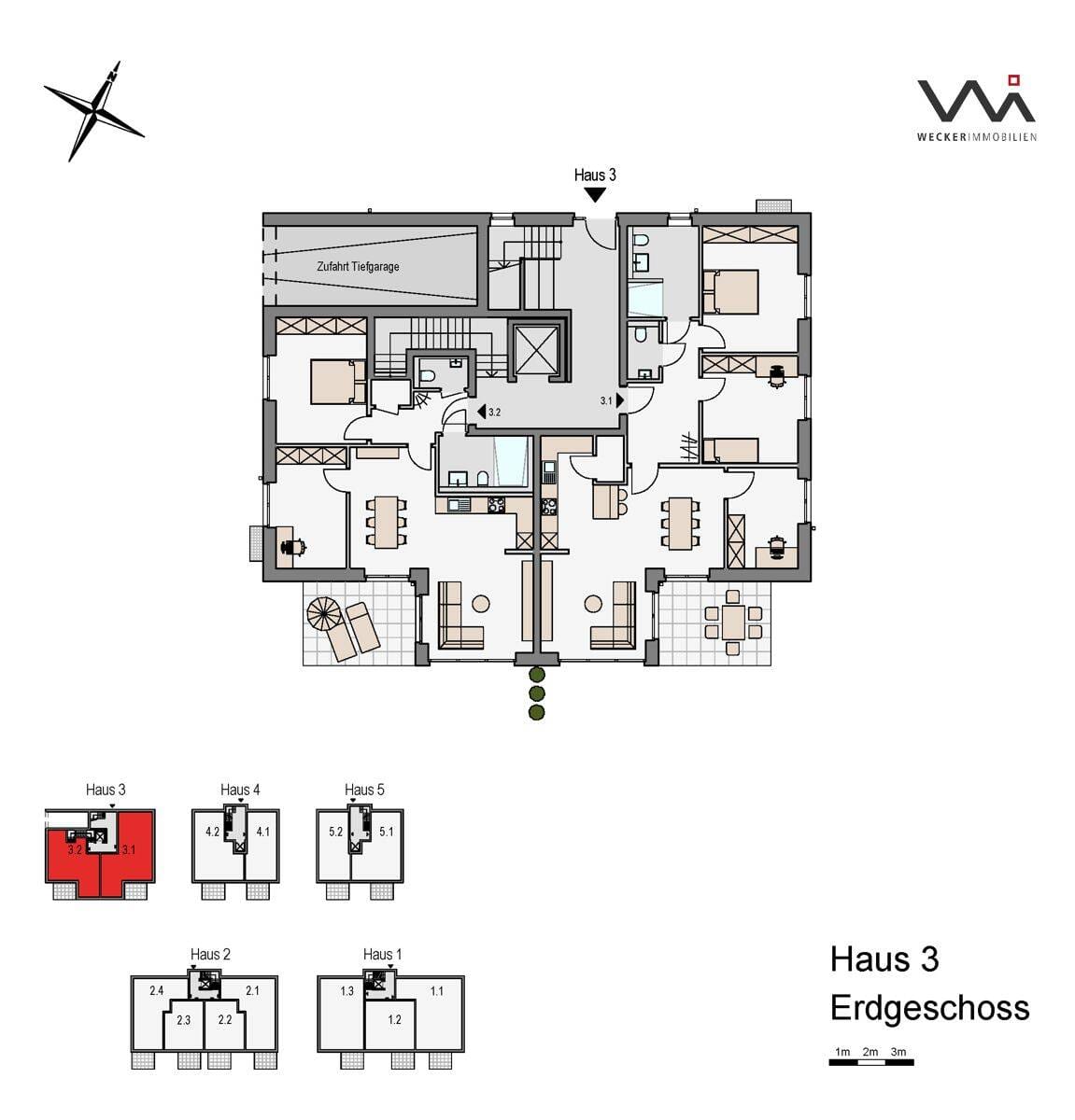 Immobilie in Glandorf - WOHNEN IM SEILERPARK! Erdgeschoss-Wohnung mit Sonnenterrasse & Garten (KfW 40 + QNG) - Bild 4