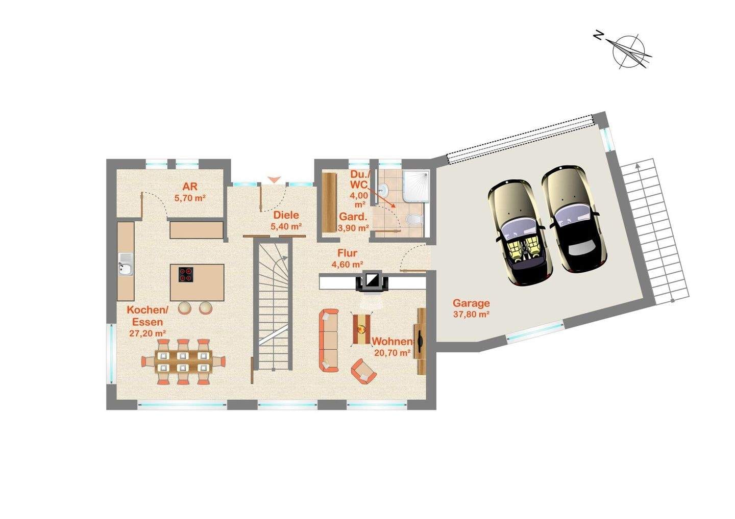 Immobilie in Mespelbrunn - Architektenhaus in bester Wohnlage - Bild 1