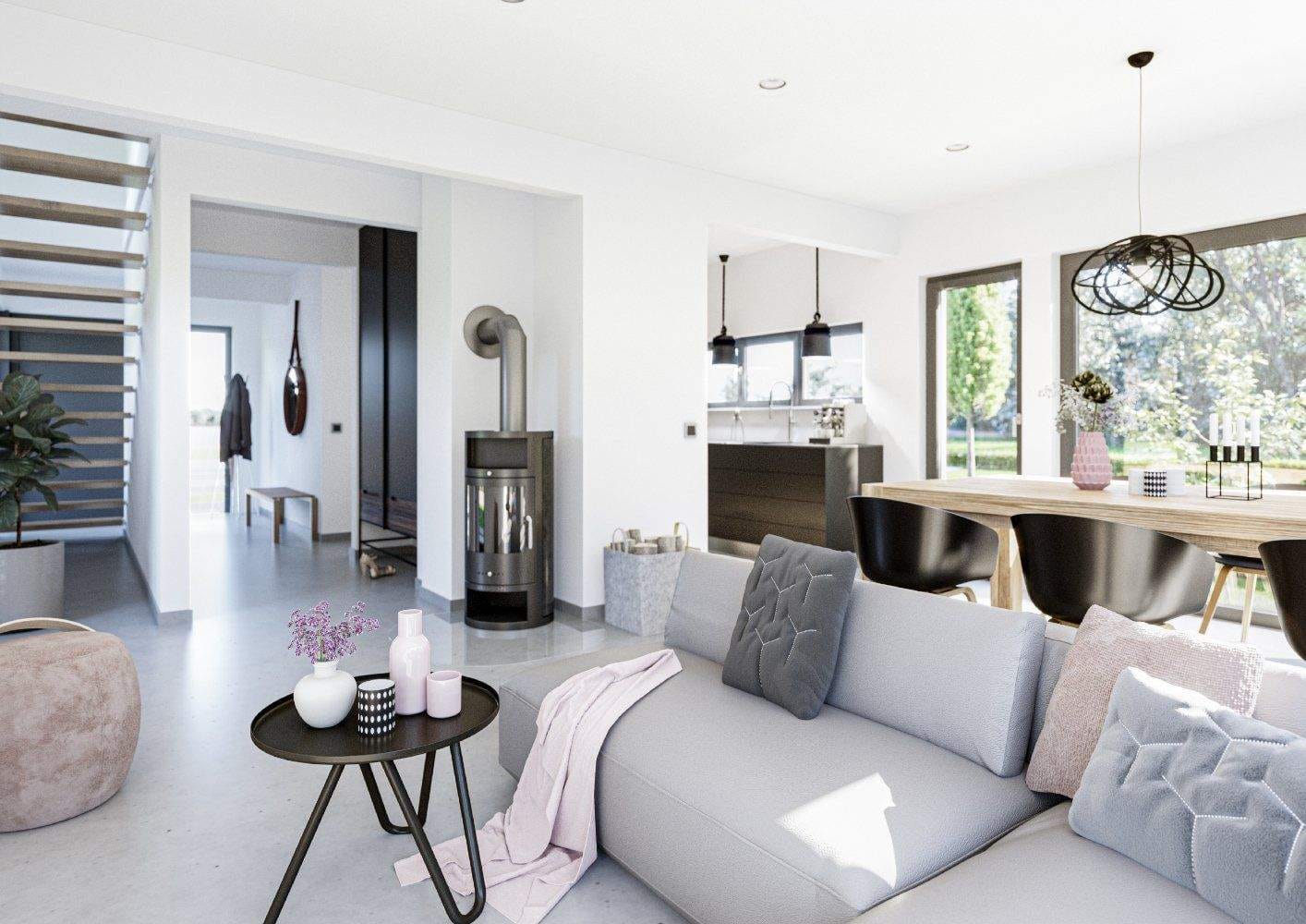Immobilie in Kranzberg - Einheimische exklusiv - Modernes Neubau-Einfamilienhaus mit Keller in Kranzberg - Bild 1