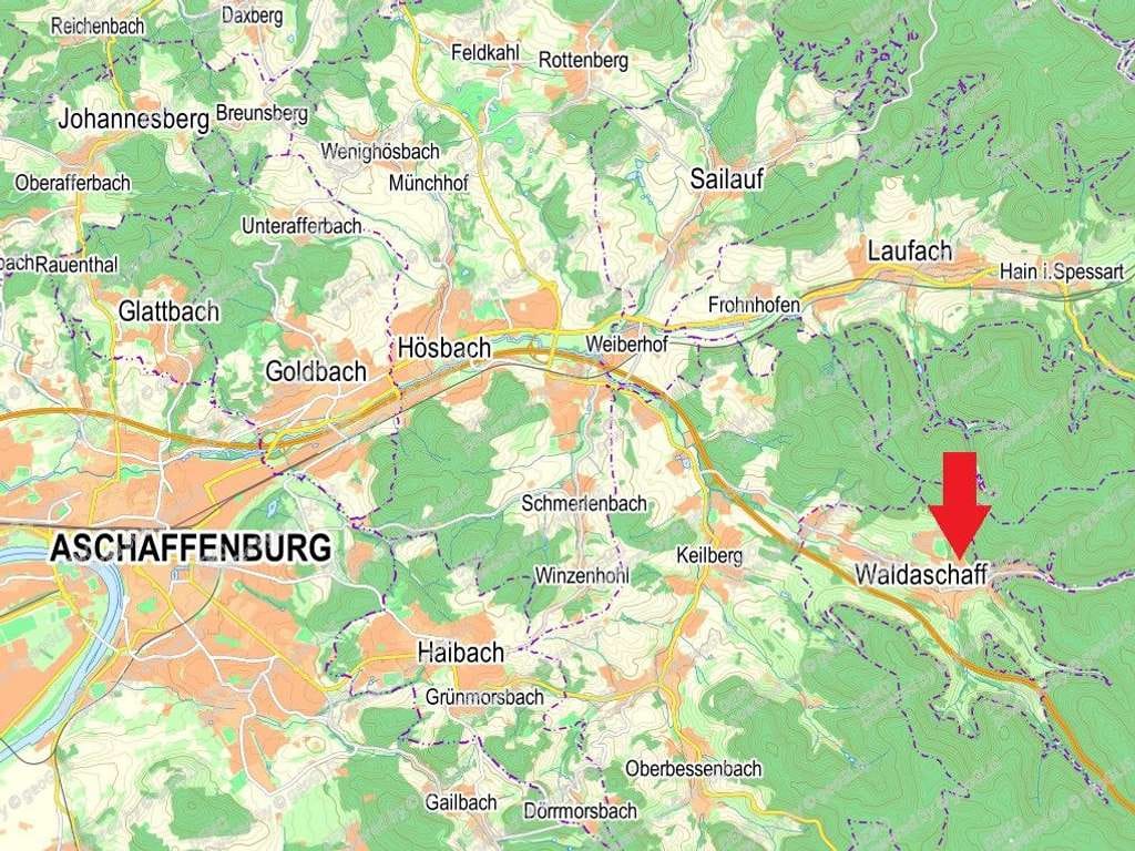Immobilie in Waldaschaff - Charmantes Haus mit Garten, Balkon und Doppelgarage - Bild 3