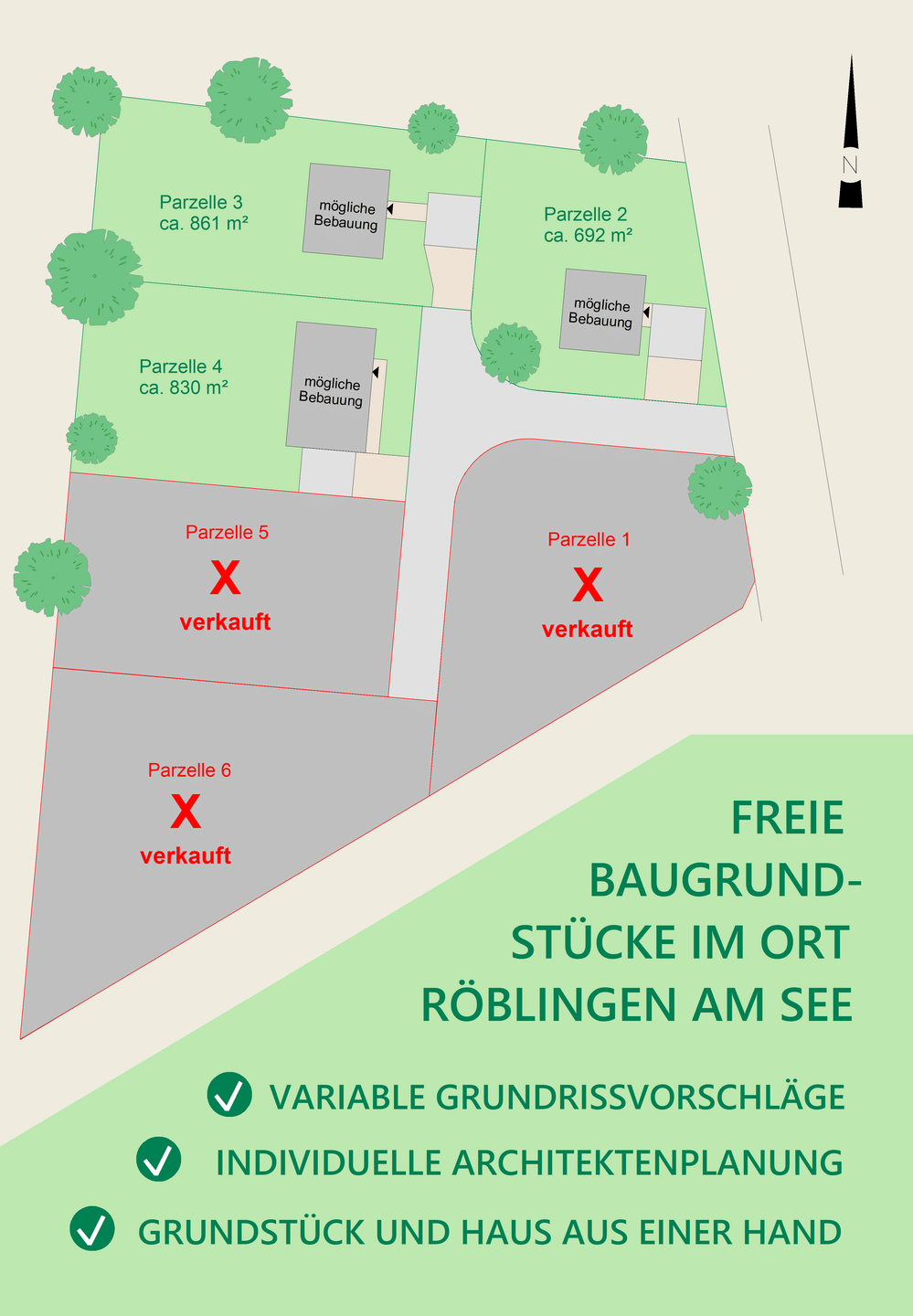 Immobilie in Seegebiet Mansfelder Land - sf. Bungalow inkl. Grundstück in Röblingen am See (Am Hinterfeld) - Bild 2