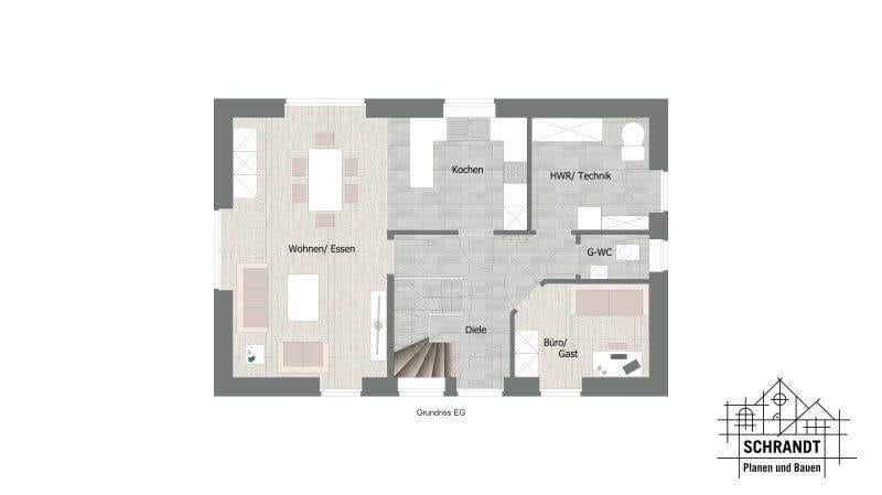 Immobilie in Sassenberg - Generalunternehmen für Massivhäuser in Osnabrück, Münster, Bremen & Oldenburg! Wir planen und bauen Ihr Traumhaus individuell zum Festpreis! - Bild 2