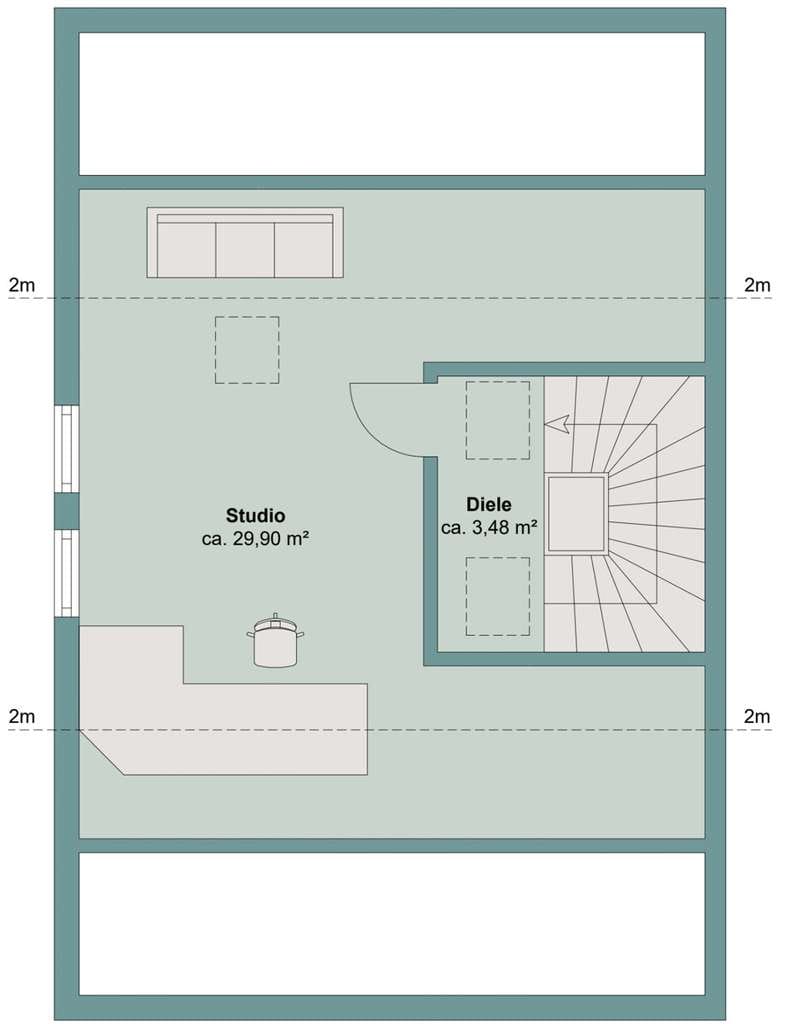 Immobilie in Langenpreising - Großzügige Doppelhaushälfte mit warmem Wohngefühl, starkem Raumangebot und Süd-West-Garten - Bild 3