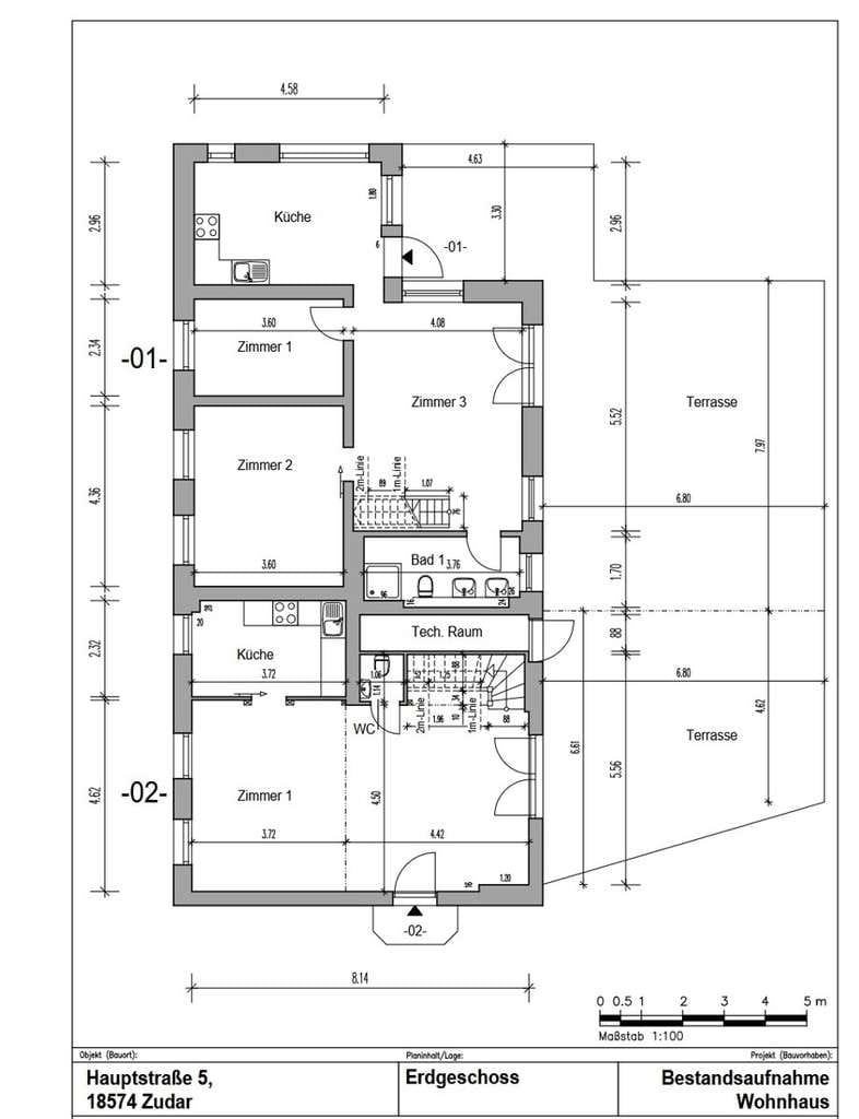 Immobilie in Garz/Rügen - Saniertes Doppelhaus mit Einliegerwohnung in Zudar, gehobene Ausstattung, vollständig möbliert! - Bild 3