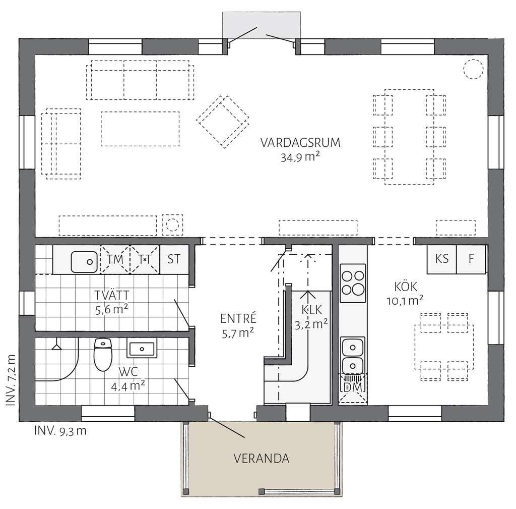 Immobilie in Dinkelscherben - 122 m² SCHWEDENAUSBAUHAUS Nähe Augsburg  ca. 234 m² Grundstück,, 3 Min. fußläufig zum Bahnhof - Bild 2