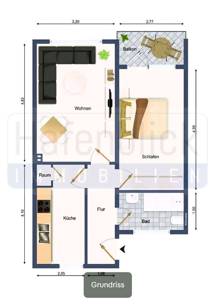 Immobilie in Mölln - Kapitalanleger aufgepasst ! Solide 2 Zi Wohnung mit Balkon in Mölln - Bild 0