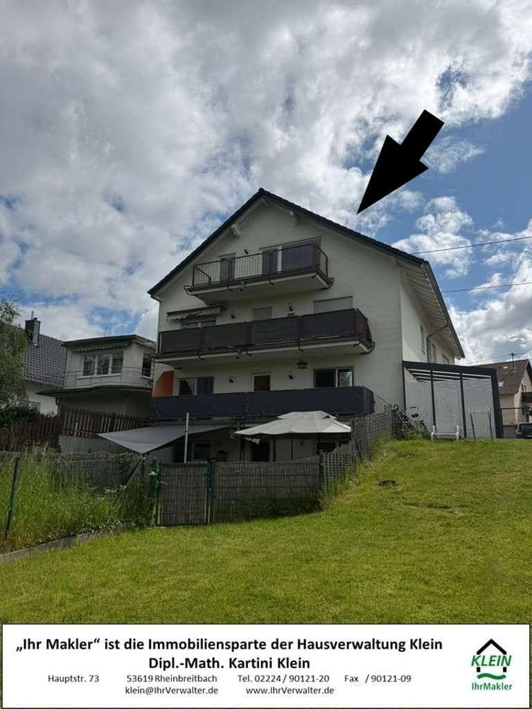 Immobilie in Rheinbreitbach - Ruhige 3 Zimmer Wohnung mit traumhaften Blick ins Grüne - Bild 0
