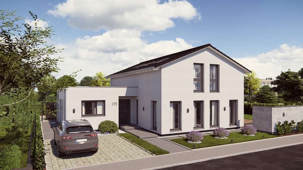 Immobilie in Merxheim - Massives Einfamilienhaus  mit Büroanbau von Einsteinhaus inkl. der Grunderwerbsteuer. - Bild 1