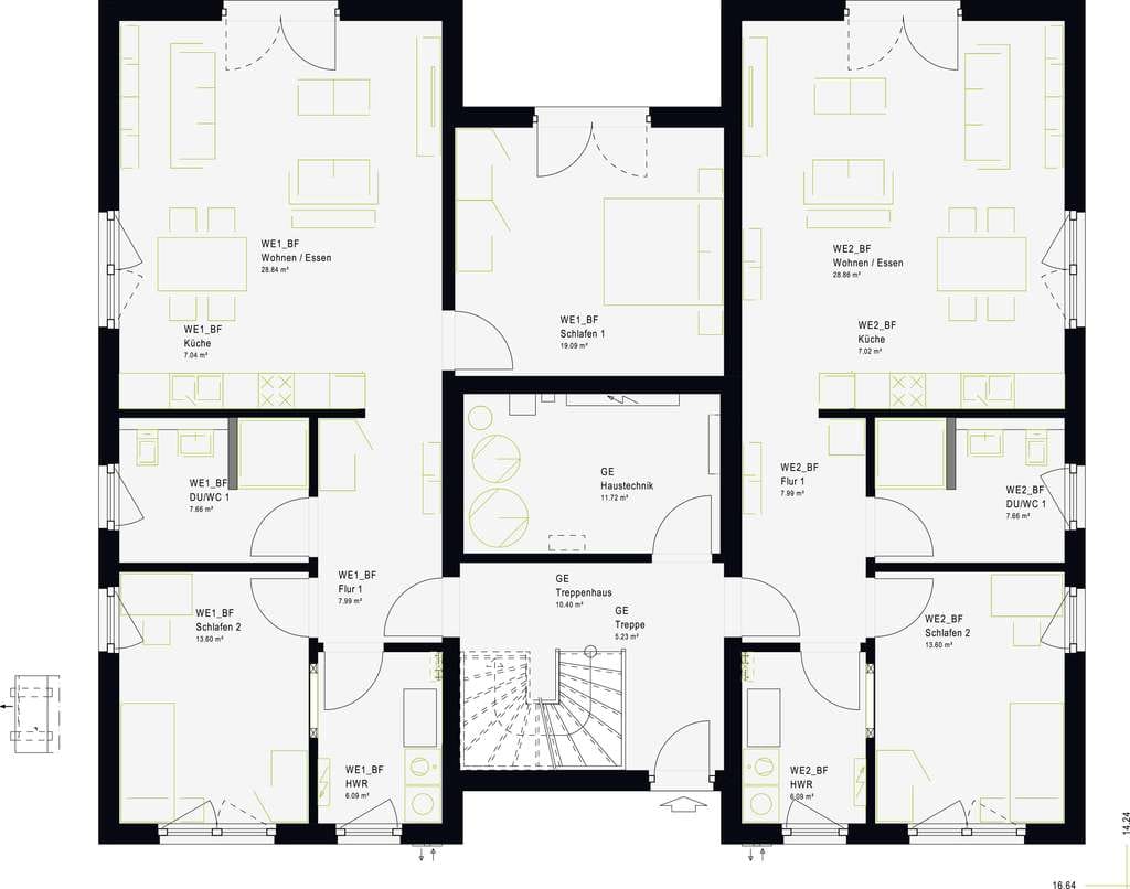 Immobilie in Niedereschach - 🏗️🏡 Neubau MFH mit 3 WE und exklusivem Penthouse! zzgl. Grundstück - Bild 4