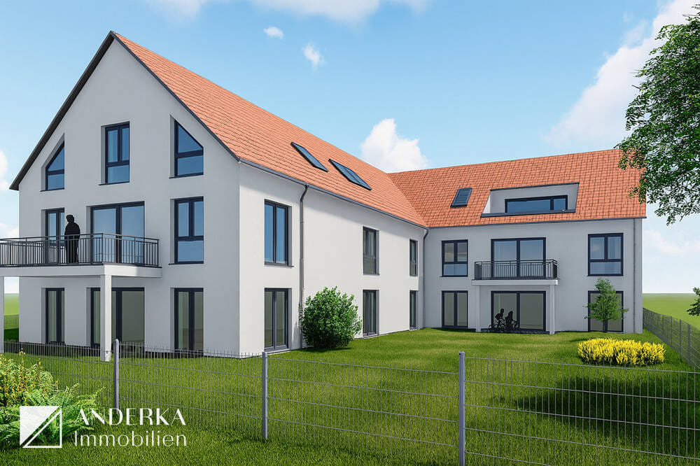 Immobilie in Bubesheim - Neubau KfW 40: Großzügige Dachgeschoss-Wohnung mit Balkon in sonniger Ausrichtung! - Bild 1
