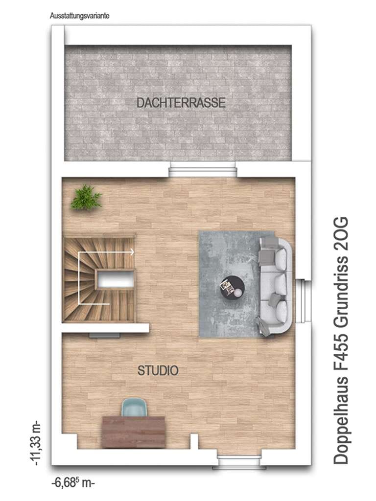 Immobilie in Oststeinbek - Mein Traumhaus Ziegelei via 3 Etagen+ Dachterrasse Klinker  5 Zimmer - Bild 3