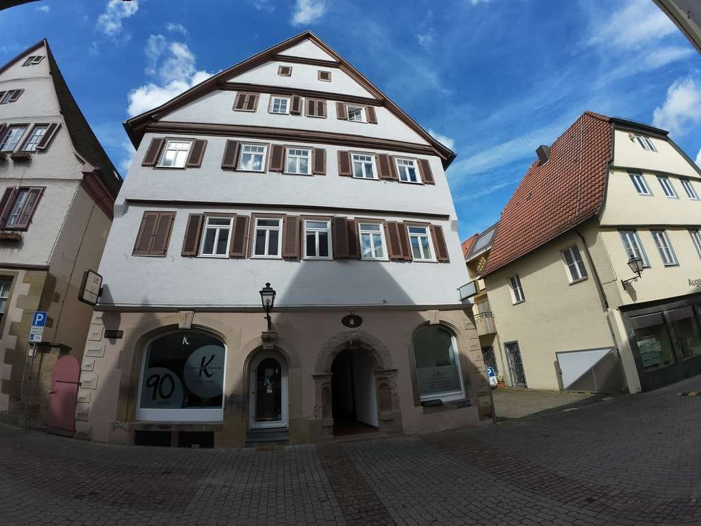 Immobilie in Brackenheim - VBU Immobilien - Charmante 3-Zimmer-Wohnung im 2. OG eines sanierten Altbaus - Bild 1