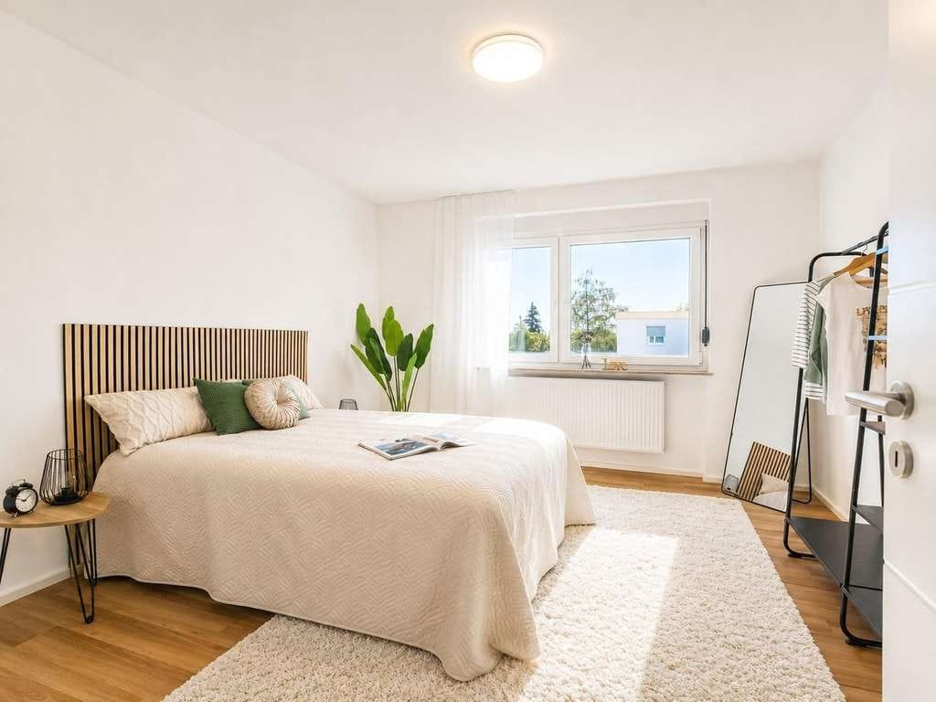 Immobilie in Niederwerrn - Provisionsfrei: Frisch renovierte 4-Zimmer-Wohnung mit großem Balkon & 2 Parkplätzen - Bild 2