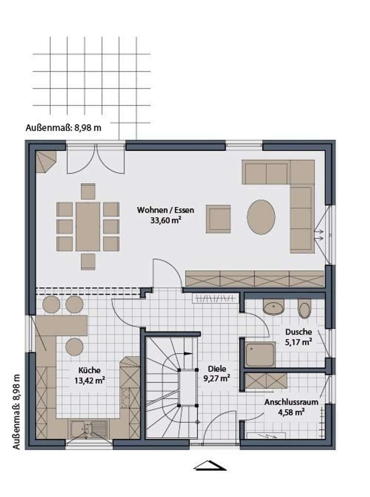 Immobilie in Himmelkron - energieeffizienter Neubau KfW mit 4 Zimmer und Grundstück in der Nähe von Bayreuth - Bild 4