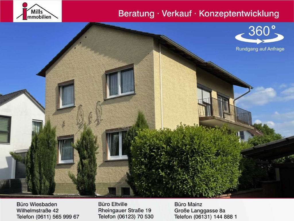 Immobilie in Sulzheim - Hübsches freistehendes Einfamilienhaus mit Terrasse und Balkon in ruhiger Lage von Sulzheim
 - Bild 0