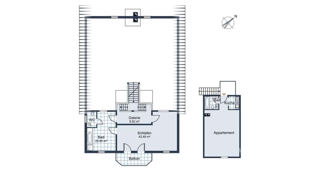 Immobilie in Höchst im Odenwald - Landhaus mit Gästehaus, 
Doppelgarage, Saunahaus, über 8000 m² Grund
Verkauf auf Nießbrauchbasis - Bild 2