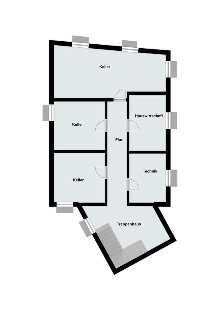 Immobilie in Kirchham - Hochwertiger Rohbau
Einfamilienhaus mit Einliegerwohnung
voll unterkellert mit Nebengebäude - Bild 3