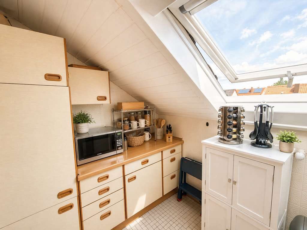Immobilie in Kusterdingen - Charmante Dachgeschosswohnung mit sonniger Terrasse und traumhaftem Weitblick ins Grüne - Bild 3