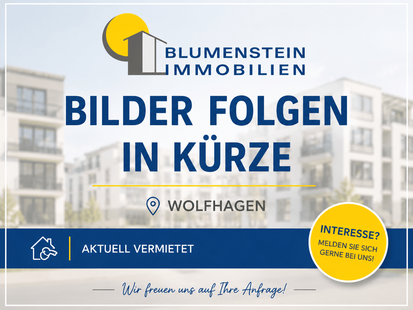 Immobilie in Wolfhagen - Charmante 3-Zimmer Wohnung mit Terrasse in Wolfhagen - Bild 0