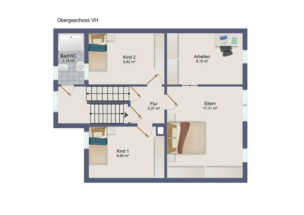 Immobilie in Seeheim-Jugenheim - Zweifamilienhaus in zentraler Lage - Bild 3