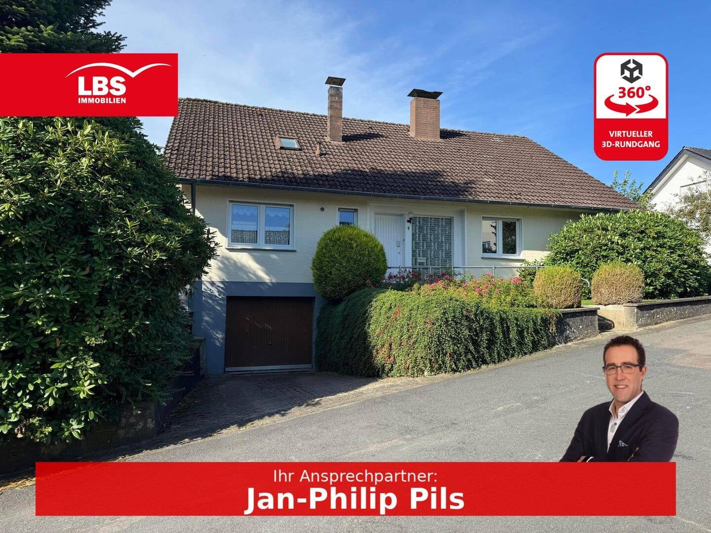 Immobilie in Dörentrup - Ruhig wohnen & Natur genießen - Einfamilienhaus mit idyllischer Gartenoase - Bild 0