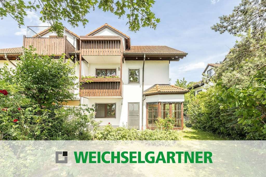 Immobilie in Aschheim - Idyllische Garten-Maisonette in ruhiger Feldrandlage – sonnige Südwest-Ausrichtung und 2 Stellplätze - Bild 0