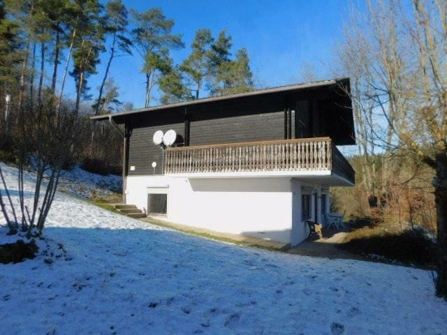 Immobilie in Thalfang - Thalfang-Himmelberg im Nationalpark Hunsrück-Hochwald, 3 Zi./Kü./Bad Ferienwhg. in 2 Parteien Chalet - Bild 1