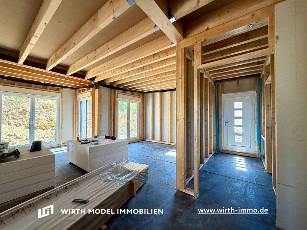 Immobilie in Maßbach - Freistehendes Einfamilienhaus zur individuellen Fertigstellung mit Grundstück in Hanglage - Bild 4