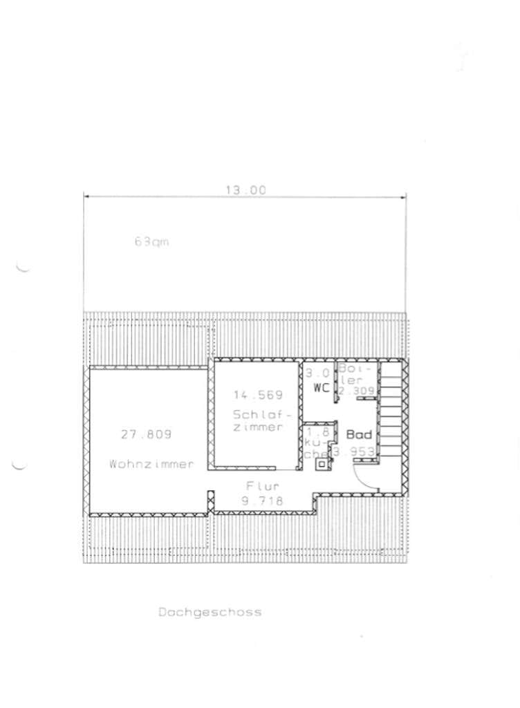 Immobilie in Waghäusel - Wohnen über den Dächern von Kirrlach: Helle 2-Zimmer-DG-Wohnung in ruhiger Lage - Bild 4