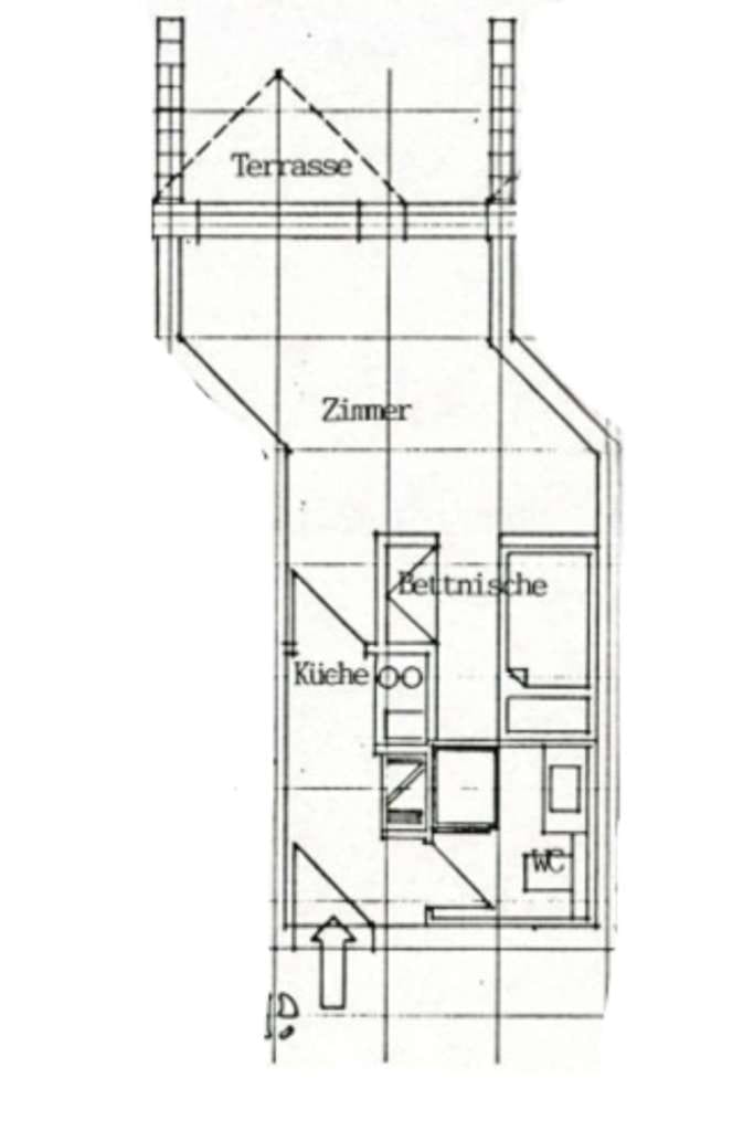 Immobilie in Rüsselsheim am Main - Effizient geschnittene 1-Zimmer-Wohnung im 4. Obergeschoss mit separater Bettnische und Balkon - Bild 4