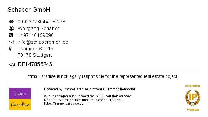 Immobilie in Fellbach - FELLBACH: 62 m2 grosse Wohnung ideal für Handwerker. - Bild 1