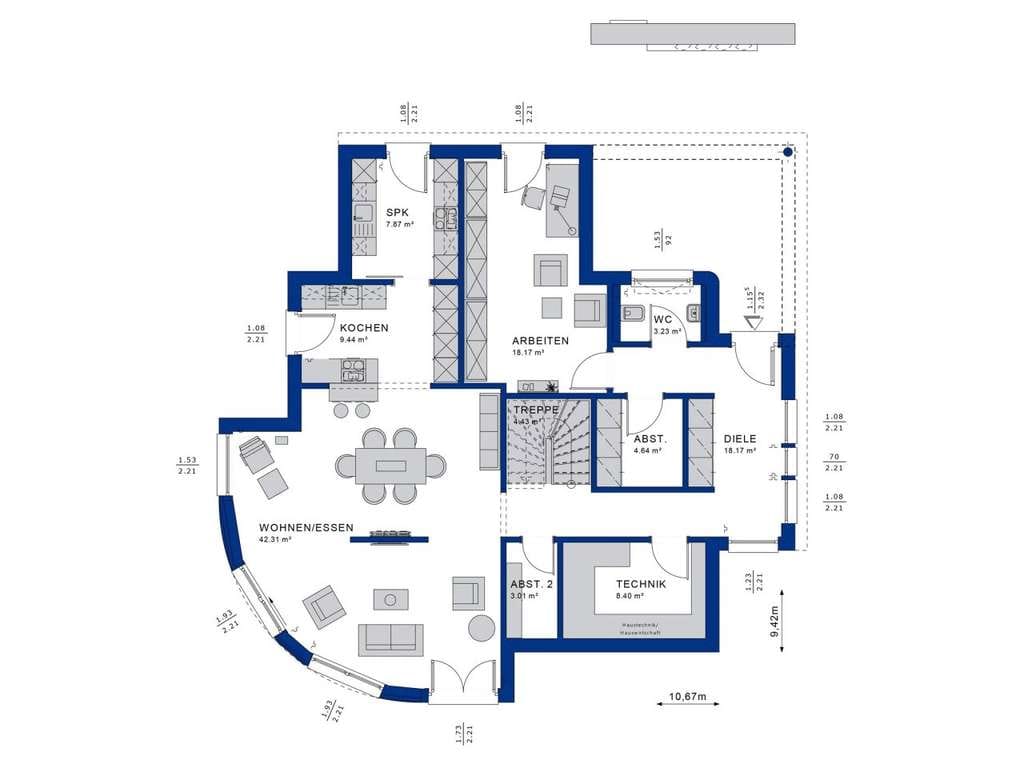 Immobilie in Bad Teinach-Zavelstein - Bestpreisgarantie bei BIEN-ZENKER EVOLUTION 163 V3 mit Bauplatz - Bild 3