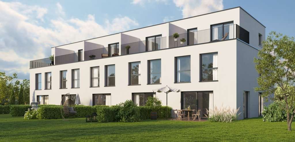 Immobilie in Pommersfelden - Provisionsfreie Neubau-Reihenhäuser mit Garten und Dachterrasse - Bild 0