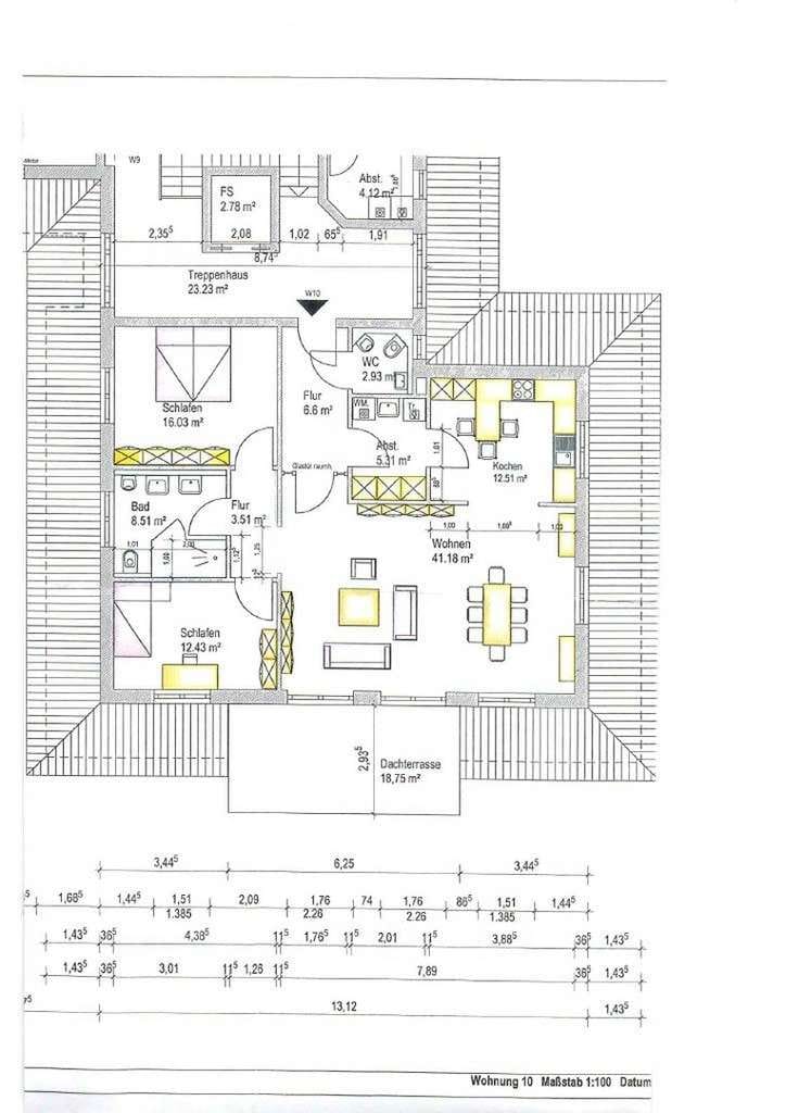 Immobilie in Dinklage - EXKLUSIVE PENTHOUSE-WOHNUNG IM ZENTRUM VON DINKLAGE - Bild 1