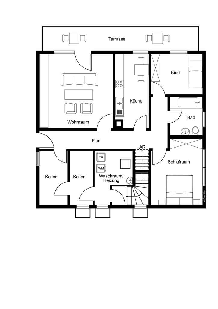Immobilie in Herscheid - Einfamilienhaus mit Einliegerwohnung in Herscheid - Bild 4