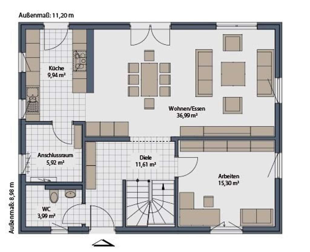 Immobilie in Pommelsbrunn - Mit Präzision zu Ihrem Traumhaus in Pommelsbrunn mit 4 Zimmer - Bild 4