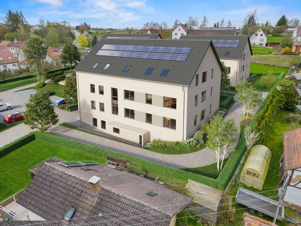 Immobilie in Achstetten - Wohntraum! Helle Neubau-EG-Wohnung mit eigenem Gartenanteil und Sonnenterrasse - Bild 0