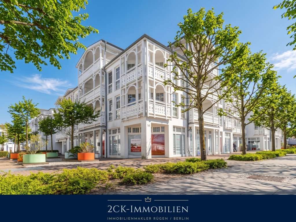 Immobilie in Sellin - Bezugsfertiges, modernes Ferien-Apartment im Seepark Sellin: Voll möbliert, Loggia & TG-Stellplatz! - Bild 0