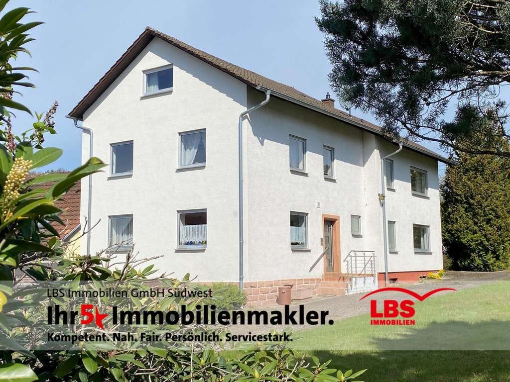 Immobilie in Fischbach bei Dahn - Gepflegtes Zweifamilien-/Mehrgenerationenhaus in ruhiger Lage von Fischbach - Bild 0